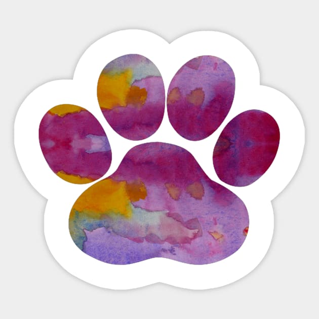 Dog Paw Sticker by BittenByErmines